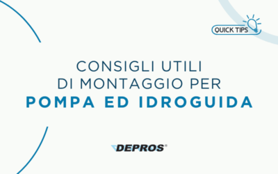 Consigli utili di montaggio per pompa ed idroguida