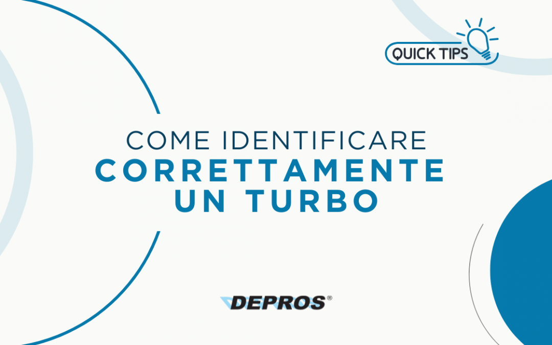 Come identificare correttamente un turbo