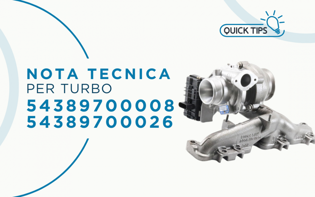 Nota tecnica per turbo