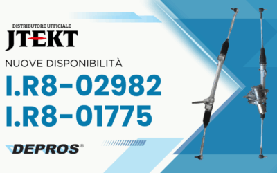 Nuove disponibilità JTEKT – I.R8-02982 + I.R8-01775