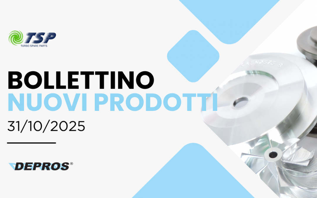 Bollettino Nuovi Prodotti TSP – 31/10/25